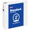 Avery® Standard View 3 Ring Binder, 2" Round Rings, 375-Sheet Capacity, 2.8 Inch Wide Spine, 1 White Binder, Ideal for Lightweight Organization and Occasional Referencing (05780)